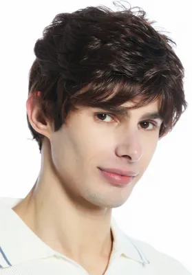 Produktbild von WIG ME UP Perücke kurz gescheitelt wellig Kastanie Braun Mix DW94A-4T30