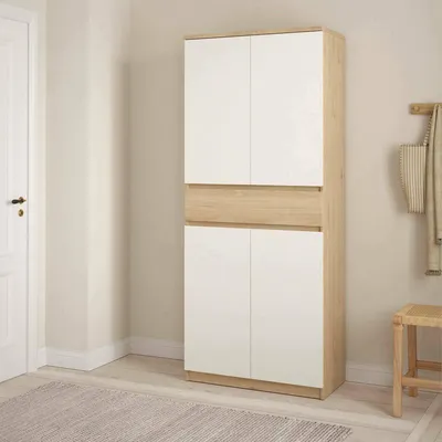 Produktbild von Dmora Schuhschrank Nolwenn 80,4x40x191,7h cm Braun 8 Fächer