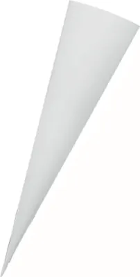 Produktbild von ADINA Schultüten - Rohling weiß, 70cm rund ohne Verschluss