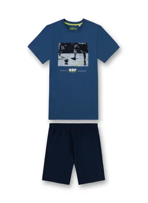 Produktbild von Sanetta Jungen Schlafanzug kurz "Fußball" Gr.140