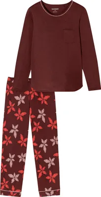 Produktbild von Schiesser Damen-Schlafanzug rubin 50