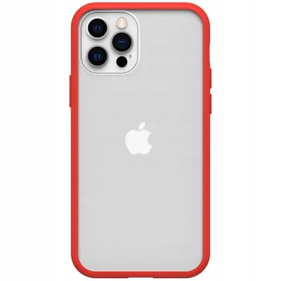 Produktbild von OtterBox React Hülle für Apple iPhone 12, iPhone 12 Pro Smartphone - Rot - Softtouch - Sturzsicher