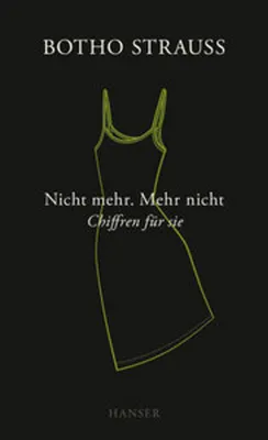Obrázek produktu pro Nicht mehr. Mehr nicht
