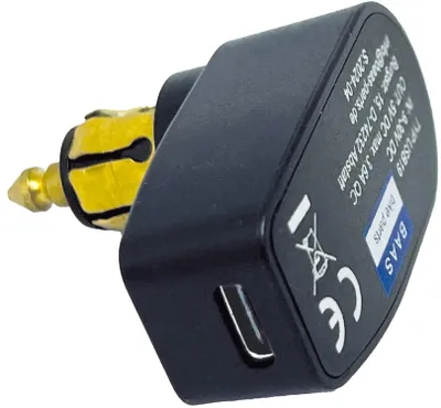 Obrázok produktu pre BAAS USB nabíjačka "Mini USB19" Mini USB uhlová nabíjačka