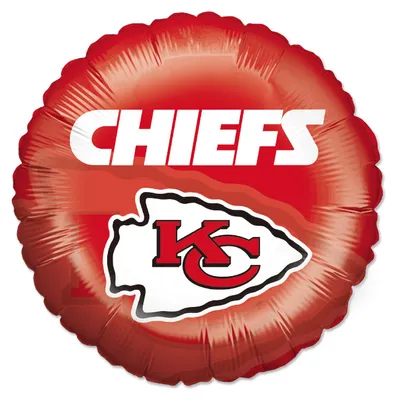 Produktbild von NFL Kansas City Chiefs Folienballon rund 45cm Football Party Deko