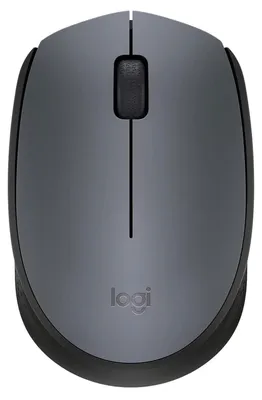 Obrázok produktu pre Logitech M170 Grey-K myš kancelárska obojručná RF bezdrôtová optická 1000 DPI
