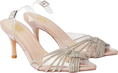 Produktbild von Dorothy Perkins - Damen Pumps "Brooke", Kristall DP5225 (39 EU) (Nude)