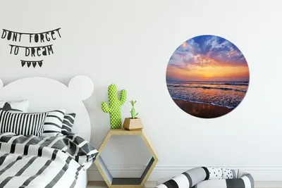 Produktbild von MuchoWow® - Wand Kreis - Das Schlafzimmer - Die Bilder - Wandmalerei - Kunst für das Haus - das Plastik