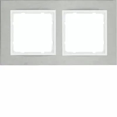 Immagine prodotto di Berker 10223609 Cornice in acciaio inossidabile/bianco polare Berker B.7