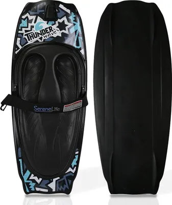 Produktbild von SereneLife Kneeboard Wassersport –Wakeboard mit Schlaufe, Surfbrett-mit Verstellbarem Gurt, Sommeraktivitäten für Sportbegeisterte, Sommer Wassersport