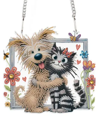 Diamond Art Hänge-Set, Suncatcher, 16x16x2,5 cm, DIY