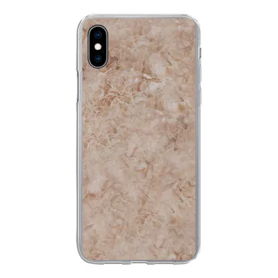 Produktbild von MuchoWow® Handyhülle Schutzhülle Hülle für iPhone Xs Marmor - Braun - Muster Silikon Softcase Handy Hülle - Handytasche