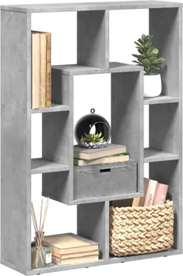 Produktbild von Maison Exclusive - Bücherregal Betongrau 63x20x90 cm Holzwerkstoff