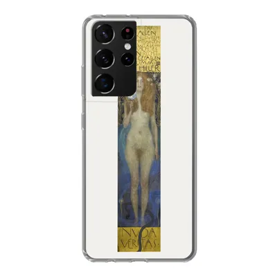 Produktbild von MuchoWow® Handyhülle Schutzhülle Hülle für Samsung Galaxy S21 Ultra Nuda veritas - Gustav Klimt Silikon Softcase Handy Hülle - Mobiltelefon