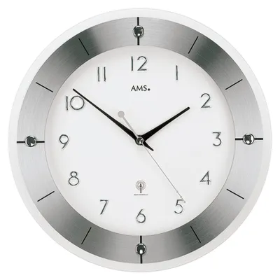 Produktbild von AMS Funk-Wanduhr, Funkwerk, D31x4cm, 5848