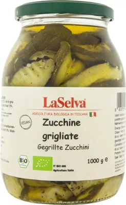 Produktbild von LaSelva Gegrillte Zucchini in Öl - 1kg