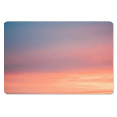 Produktbild von MuchoWow® Mauspad Mousepad Sonne - Himmel - Wolken - Rosa 27x18 cm - Mousepads - Maus Mat - Pad - Mausunterlage - Büroartikel - Desk Matten