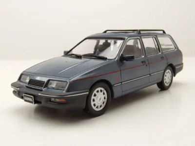 Produktbild von Ford Sierra Ghia Kombi 1988 grau metallic Modellauto 1:43 ixo models