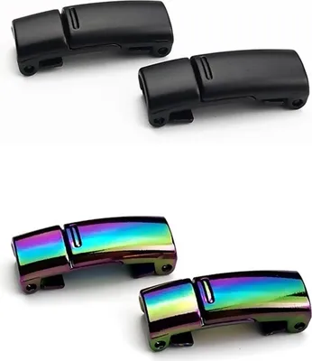 Obrázek produktu pro 2 Paar Schnalle Lock Metall Schnellmagnet No Tie Schuhketten für Kinder Erwachsene