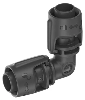 Productafbeelding van GARDENA 13202-20 GARDENA Rohrhalter Micro-Drip-System L-Stück 13mm, 2 St.