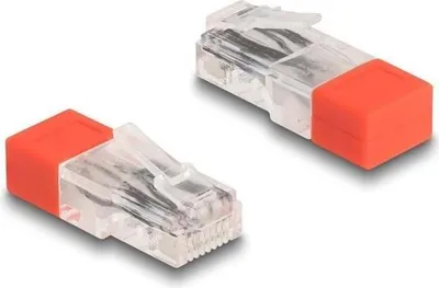 Obrázok produktu pre Delock RJ45 Stecker mit Abschlusswiderstand 120 Ohm rot