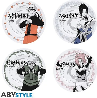 Produktbild von Naruto Shippuden Teller Set (4-teilig) Characters