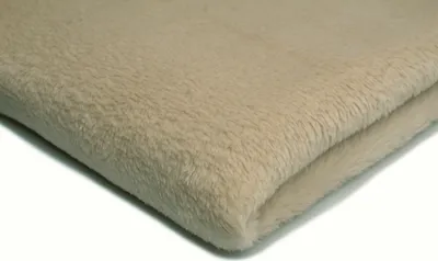 Obrázok produktu pre Minkee Plyšová hladká obojstranná Umelá kožušina svetlá béžová 50 x 160 cm