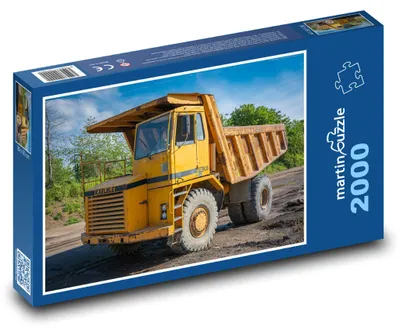 Obrázok produktu pre Puzzle 2000 Žlté nákladné auto na stavenisku - martinpuzzle