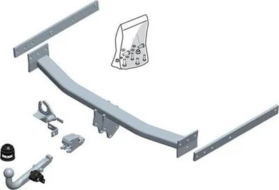 Produktbild von BRINK 506000 Anhängerkupplung 2100kg Max für FORD KUGA I