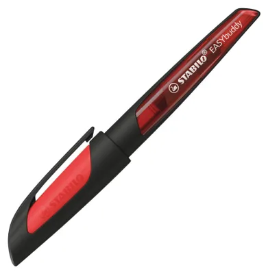 Produktbild von STABILO Schulfüller mit Standard-Feder M - EASYbuddy in schwarz/rot - blau (löschbar) …