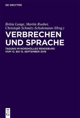 Produktbild von Verbrechen und Sprache