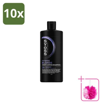 Produktbild von 10 x Syoss Intense Blonde Shampoo - 440 ml - Sparpackung - 10 Stücke