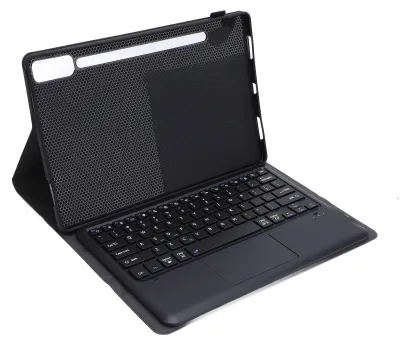 Obrázek produktu pro Kryt s klávesnicí pro tablet Tab P12 Slim – lehké ochranné pouzdro pro 12,7palcový tablet s dotykovou klávesnicí a podporou Bluetooth, včetně držáku na stylus, černé