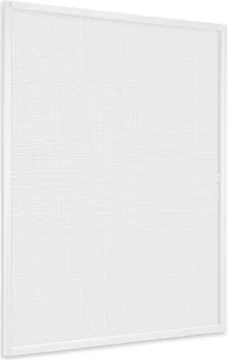 Immagine prodotto di Clanmacy zanzariera zanzariera finestra 80 x 100 CM telaio in alluminio zanzariera senza trapano bianco
