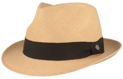 Trilby Panamahut moderne Garnitur UV-Schutz 50 von Hut-Breiter in grau
