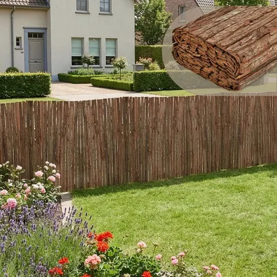 Produktbild von Rindenmatte ‘Zamora’ Sichtschutz Baumrinde 100 x 500 cm