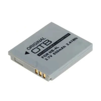 Produktbild von Omni-tec NB 4 L Lithium Ionen (Li-Ion) Akku für Digitale Kamera, 650 mAh Kapazität