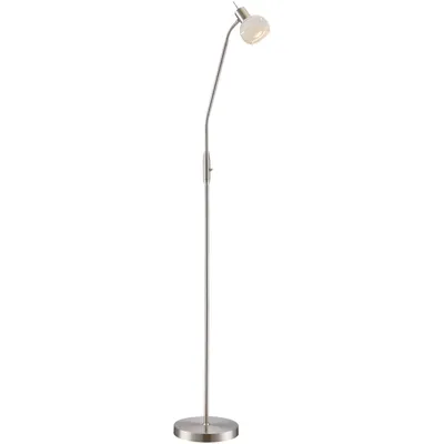 Produktbild von Globo Lighting Stehleuchte Metall Nickel matt, 1x E14 LED