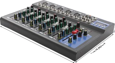 Zdjęcie produktu dla Mikser audio, łączność Bluetooth, zasilanie fantomowe 48 V, 7 kanałów