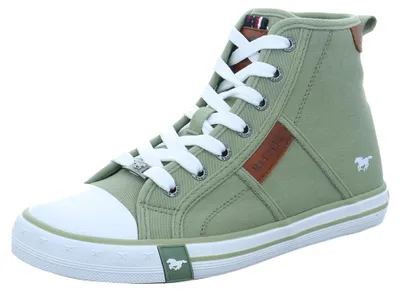 Image de Mustang Damen High-Top Canvas Sneaker Grün