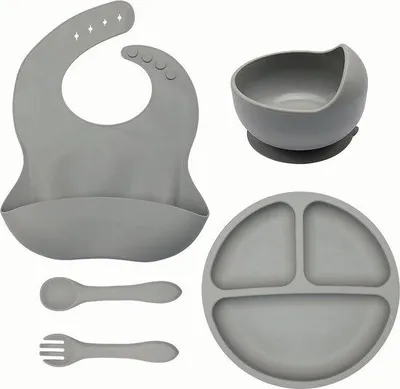 Produktbild von Silikon-Erste-Eatset für Babys mit Selbstreinigungstechnologie