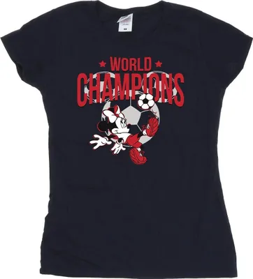 Produktbild von Disney - "World Champions" T-Shirt für Damen BI33489 (M) (Marineblau)