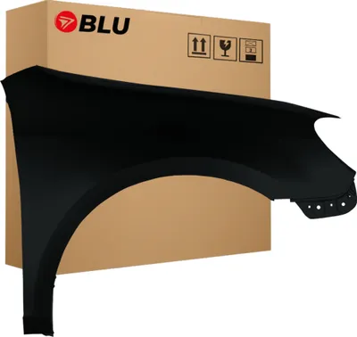 Produktbild von BLU Kotflügel Passend für Volkswagen GOLF VI 6 KOMBI LC9Z Rechts Schwarz BlackMagic | 2008-2016 | Vorderseite Vorne | Lackiert | Einbaufertig