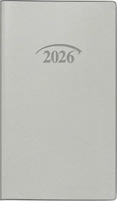 Produktbild von 2026 Brunnen Taschenkalender 751 A6 silber