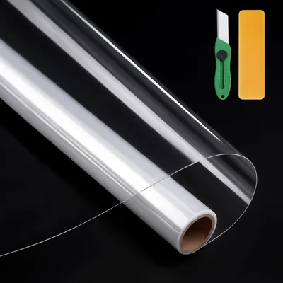 Produktbild von Klebefolie für Möbel - Selbstklebende Möbelschutzfolie transparent - 40 cm x 3 m