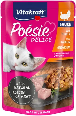 Obrázek produktu pro Vitakraft Poesie Deli Sauce krůta sáček 85g