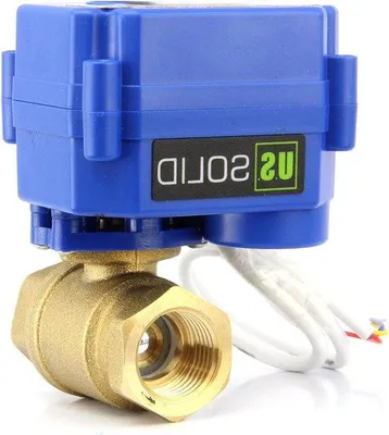 Produktbild von Elektrische 2-wege motorkogelkraan 9-24V AC/DC 3-fach
