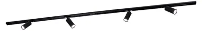 Produktbild von Ledvion Schienensystem lampen 2m 1-Phasen Schwarz 4-flammig RGB
