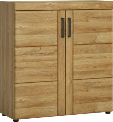 Produktbild von Garderobenschrank Schuhschrank in Grandson Eiche Nb. CARIATI-129, B/H/T ca. 92,8/100,2/38 cm