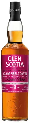 Produktbild von Glen Scotia 9 Jahre - Campbeltown Malts Festival 2025 - Limited Edition - Heavily Peated - Single Malt Scotch Whisky